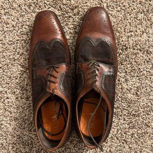 Tallia Sergio Mens Mixed Tweed Oxford Shoes - MUST GO